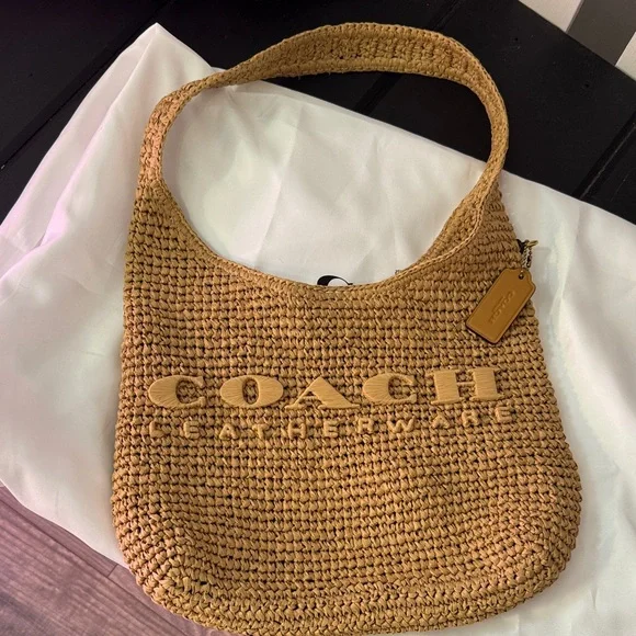 Coach Brooklyn 28 Straw - Picture 1 of 6